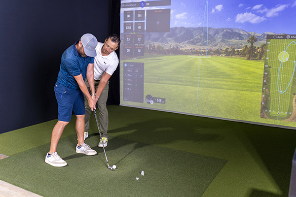 Golf simulator with instructor: Fairway San Antonio Facility