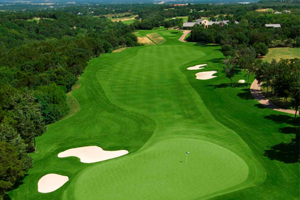 A picturesque Texas golf course with vibrant green grass and trees, showcasing expert recommendations for golfers.