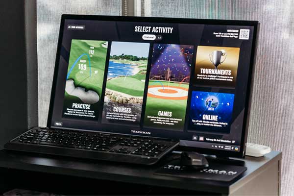 Golf digital dashboard